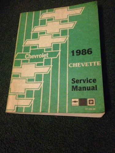 1986 chevette shop manual