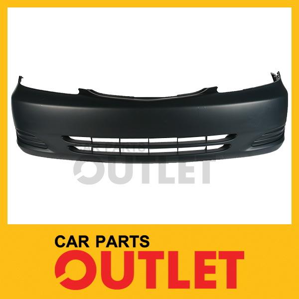 02-04 toyota camry primed front bumper cover assembly w/o fog