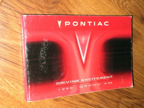 1999 pontiac grand am factory owners manual se gt