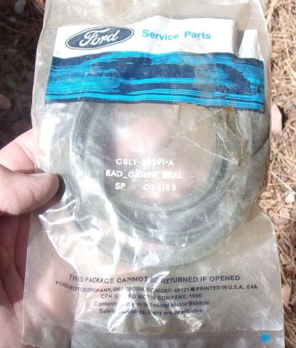 68 ford mustang radiator grille seal nos genuine ford part