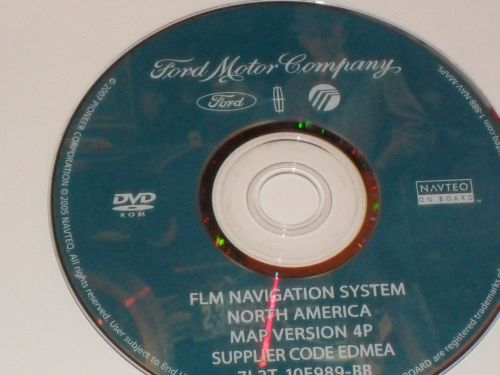Ford lincoln mercury navigation disc dvd cd navagation disk gps oem map 4p