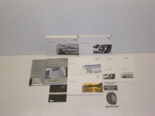 2007 audi q7 owners manual set w/ infotainment mmi and case