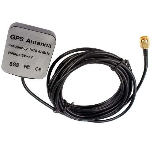 Gps 1575.42mhz active remote aerial sma connector signal adapter antenna