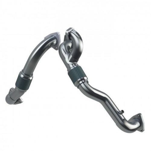 Mbrp fal2761 turbo up-pipes 2008-10 ford 6.4l / performance/upgraded pipes