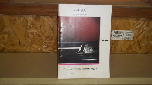 Saab 1981-1988 fuel system/injection service manual
