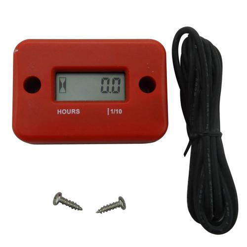New red inductive hour meter for motorcycle marine atv boat ski dirt quad bike
