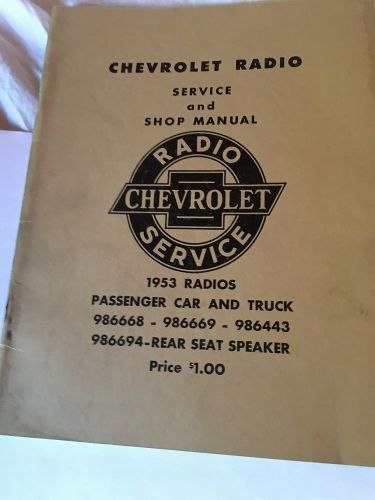 Chevrolet car radio