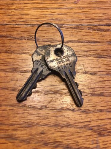 2 vintage studebaker key blanks s1475 used door locks ignition fast free ship