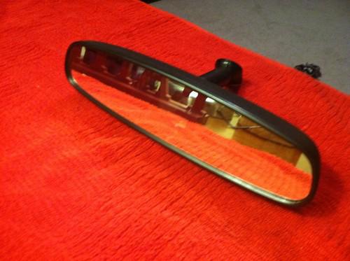 Gm rear view mirror w/ map lights donnelly # 015315 fits  pontiac chevrolet etc.