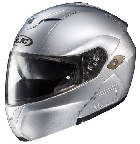 Hjc sy-max iii modular motorcycle helmet silver medium