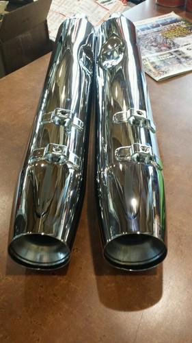 Harley-davidson stock exhaust slip-ons fits 2010 to 2013 touring  models