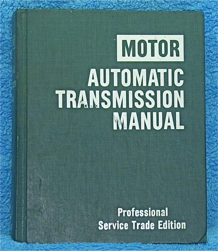 Motor  automatic transmission manual 8th edition  1979