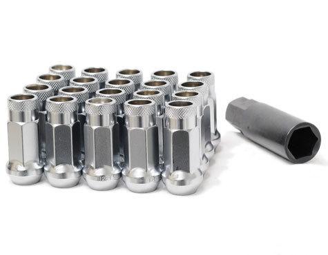 Muteki sr48 open ended lug nuts silver 12 x 1.25 32905s