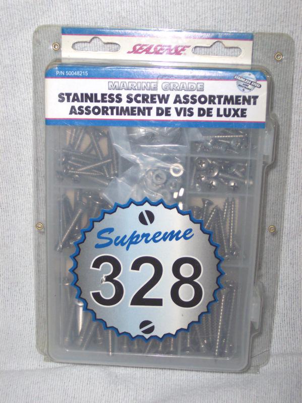 Seasense 328 pc stainless screw assortment kit