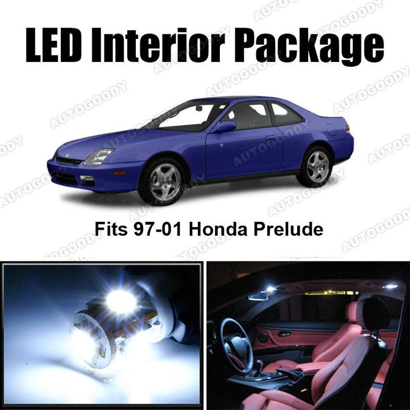 6x white led lights interior package deal honda prelude