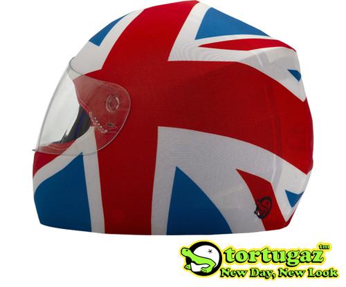 Tortugaz union jack fashion style new motorcycle full face helmet cover