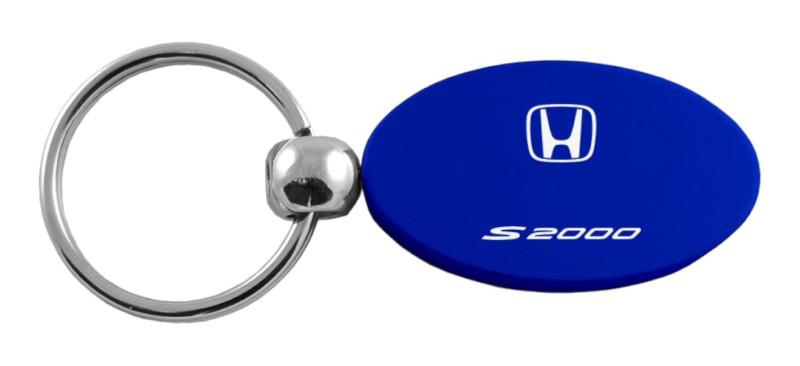 Honda s2000 blue oval keychain / key fob engraved in usa genuine