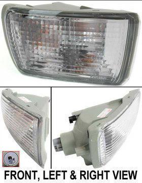 Clear lens new park light with bulbs right hand 4 runner rh passenger side parts
