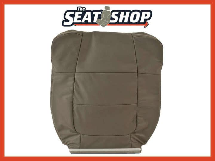 01 02 ford f150 lariat supercrew buckets grey leather seat cover p4 lh top
