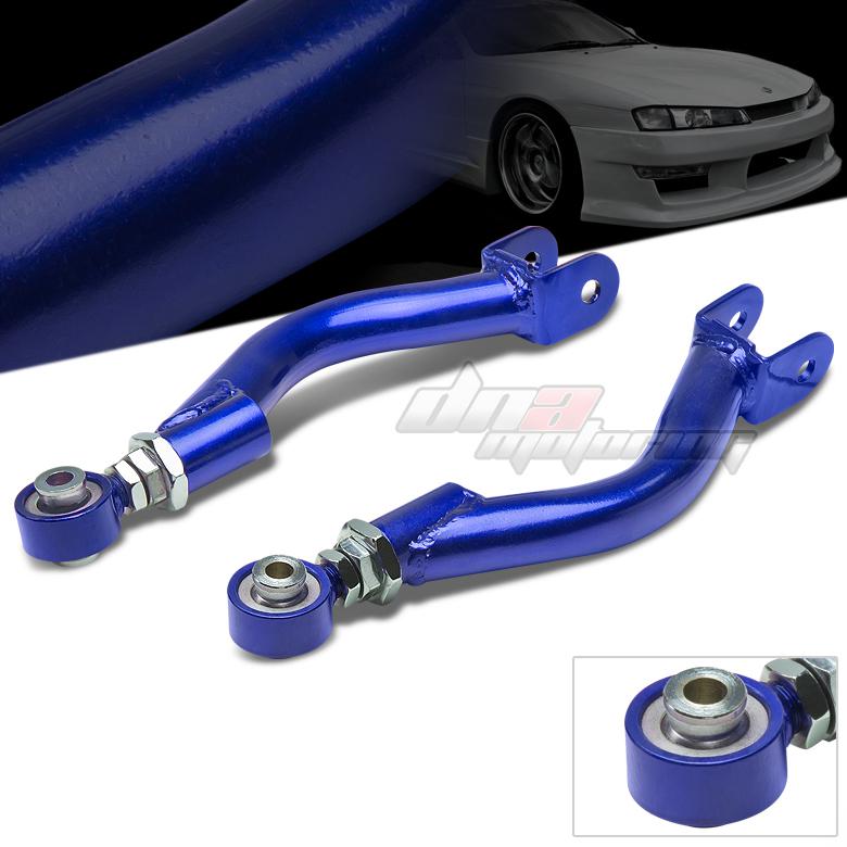 95-98 nissan 240sx s14 s15/r33 r34 blue rear camber control suspension arm kit