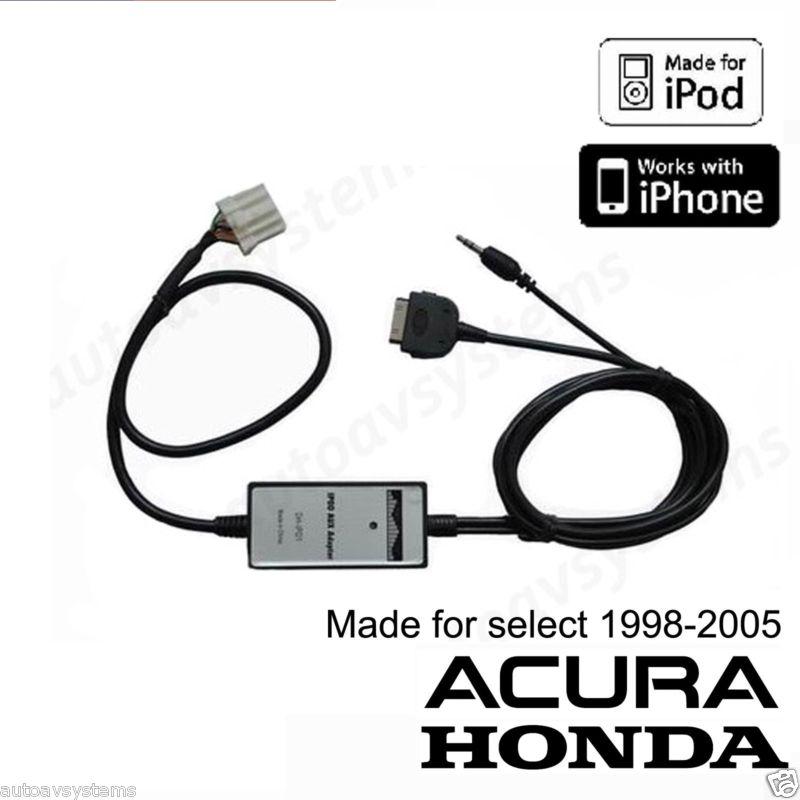 98-05 honda acura factory radio aux input car ipod iphone ipad charger interface
