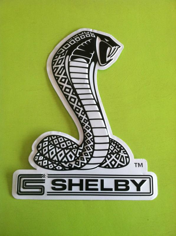Official shelby cobra snake by carroll shelby ford mustang gt350 gt500metal sing