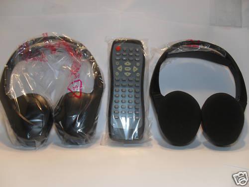Headphones headsets dvd remote for gm headrest systems 