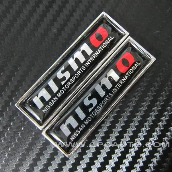 Car emblem sticker badge metal nismo(samll) for nissan teana tiida 2pcs set