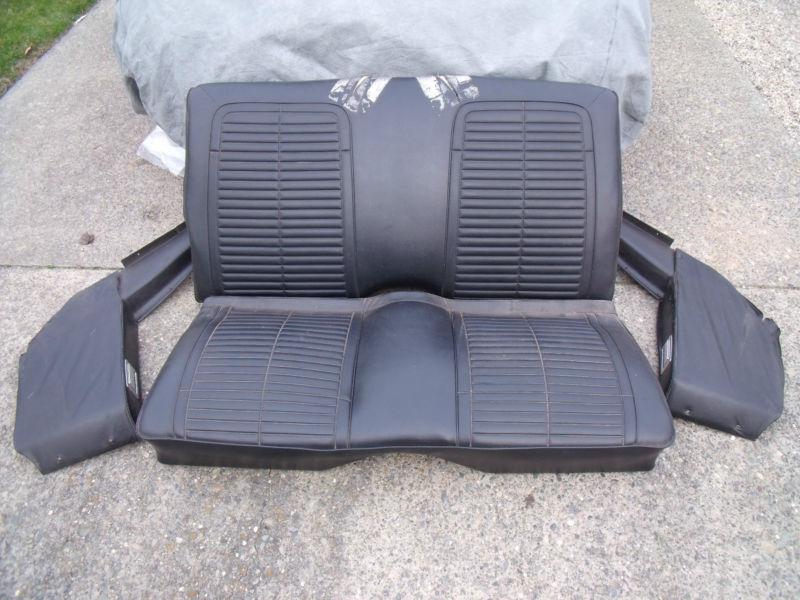 1967-69 camaro & firebird rear seat, narrow or deluxe,  works with convertible