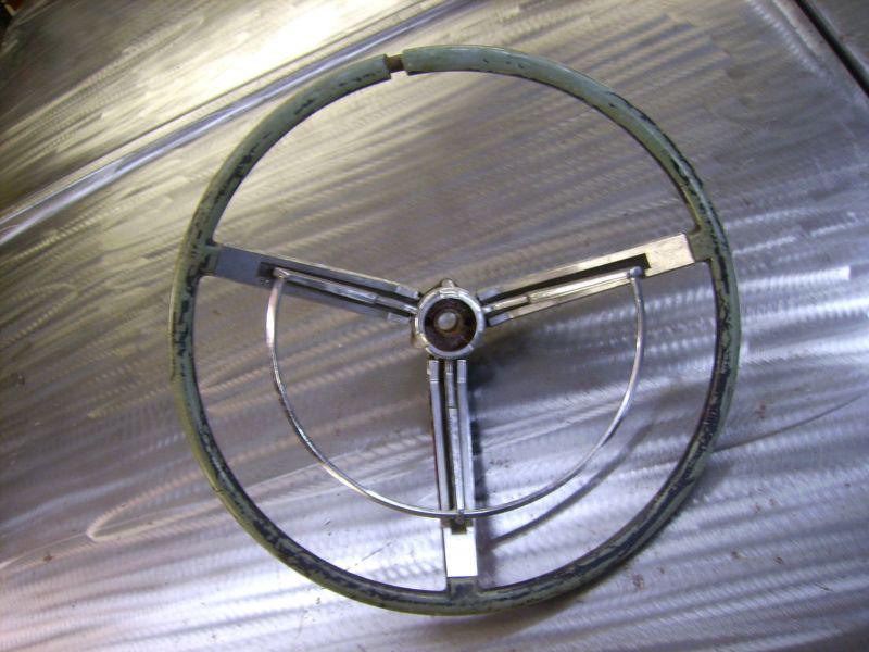 Original vintage fomoco 1961 62 63 ford thunderbird steering wheel hot rod rat 