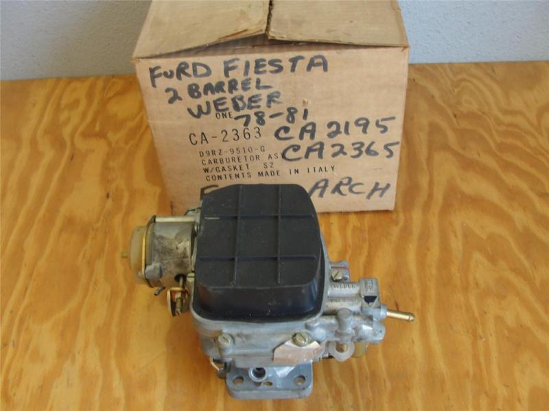 Nos 1979 1980 ford fiesta weber carburetor motorcraft d9rz-9510-g