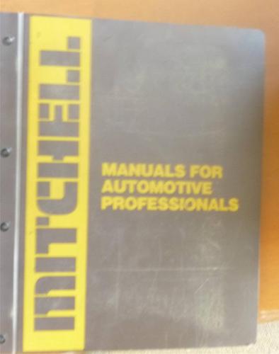 Mitchell manuals for automotive professionals - electrical components 1979-86