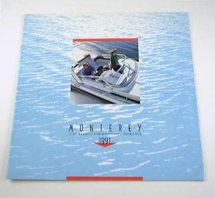 1991 91 monterey boat brochure 189 2000 220 250 230 190