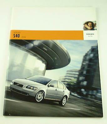 2006 06 volvo s40 brochure 2.4i t5 awd