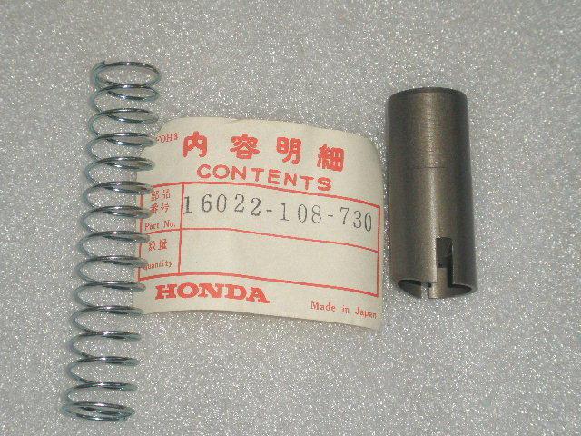 1971-1972-1973 honda cl100s carburetor throttle slide valve & spring new oem nos