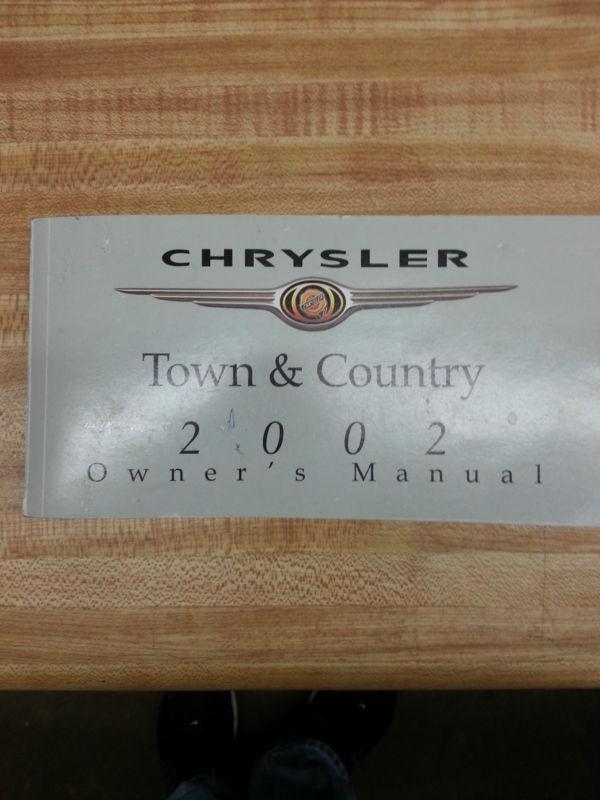 2002 chrysler town & country owners manual