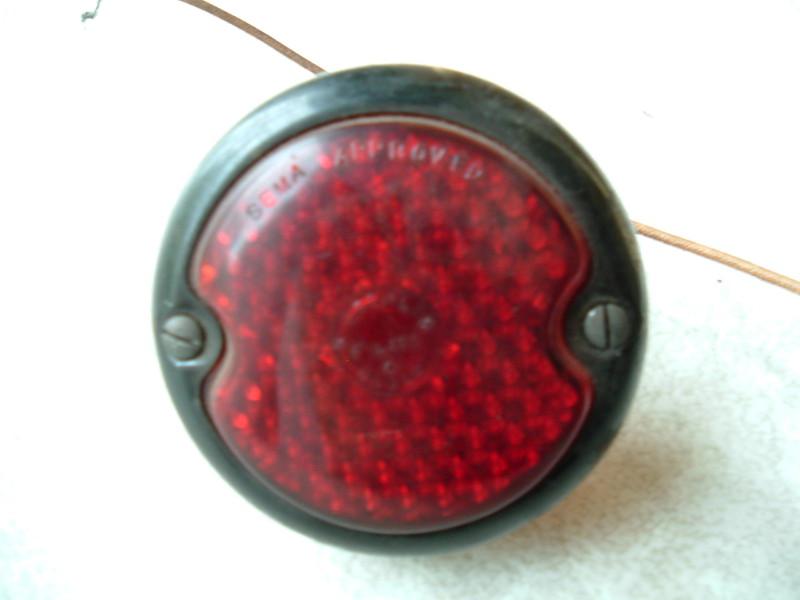 Vintage red kd triflex felite a no 262 tail light taillight 1935 1936 ford 35 36