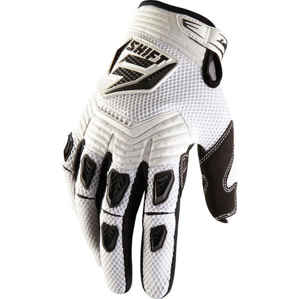 White xxl shift racing recon gloves 2013 model