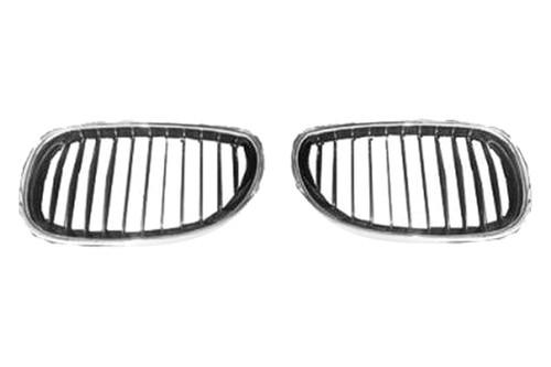 Replace bm1200140 - bmw 5-series lh driver side grille brand new grill oe style