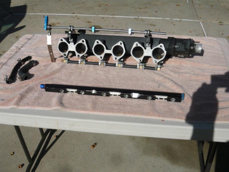 Weber manifold for 6 cylinder jaguar xk motor