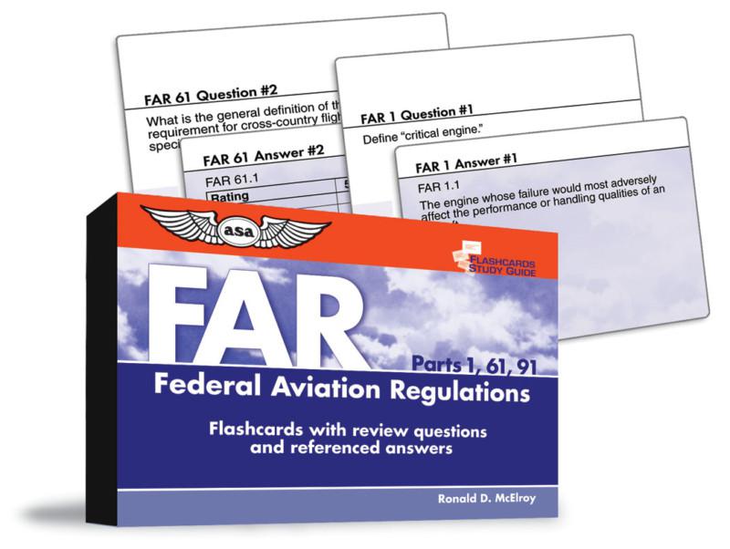 Brand new sealed flashcards for far federal aviation regulaltions part 1, 61, 91