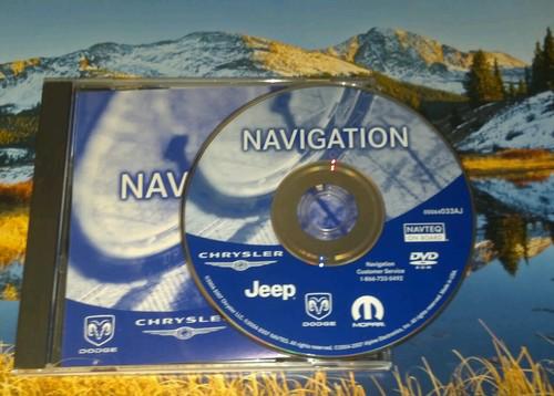 033aj navigation dvd 2011 update 2004 2005 2006 2007 2008 chrysler dodge jeep