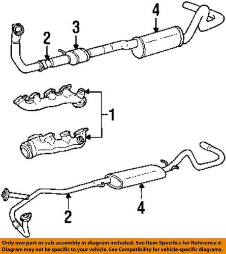 Ford oem 3c3z-9430-ab exhaust manifold