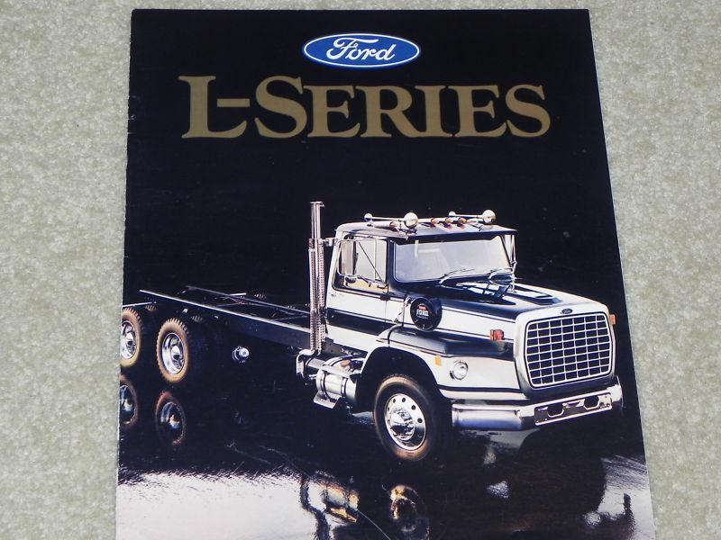 1986 ford l-series hd nos dealer sales brochure from my dealership.  original. 