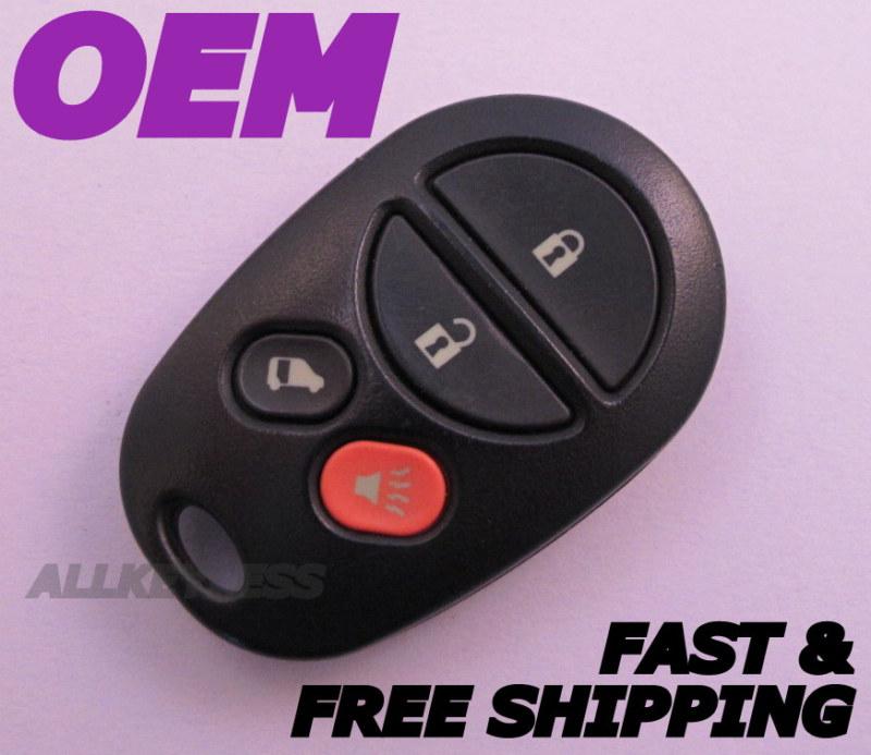 2004-2010 toyota sienna le keyless entry remote fob transmitter clicker beeper