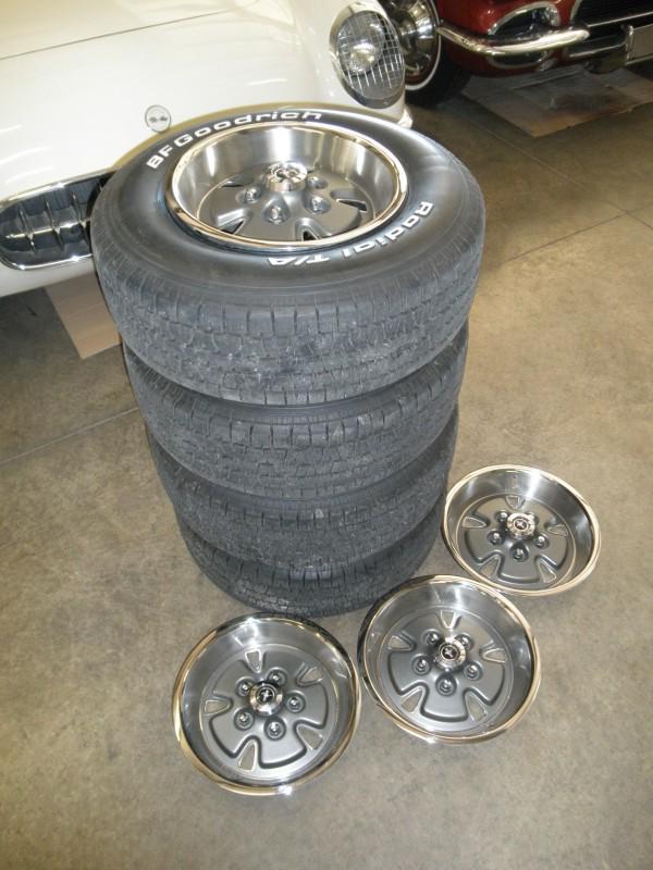 1965 through 1973 ford mustang wheels, tires, hubcaps
