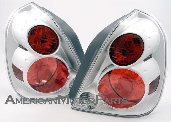 Depo pair euro style platinum altezza tail lights w/ led 02-06 nissan altima
