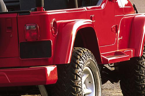 97-06 jeep wrangler rear, right fender extension traditional 1 pc suv