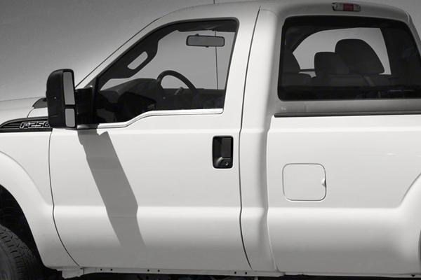 Ses trims ti-ws-115 99-13 ford f-250 window sills truck chrome trim 3m abs