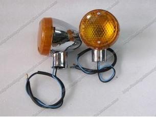 Pair of turn signal light for harley davidson touring steed 400-600